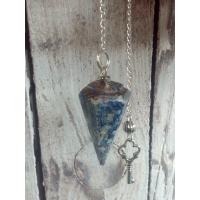 Orgonite Pendel Lapis Lazuli en Koper